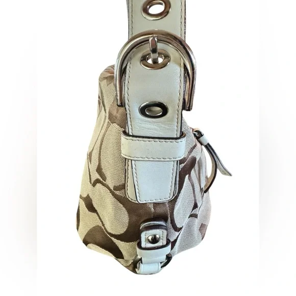 COACH F15068 White Signature |Leather - Picture 6 of 13